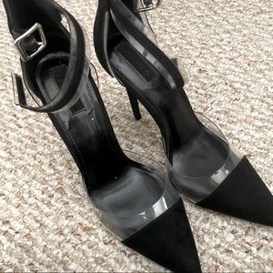 Forever21 black pointy heel